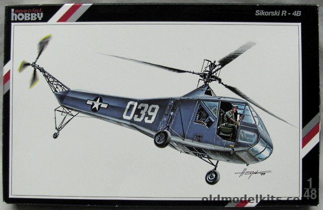 Special Hobby 1/48 Sikorsky R-4B, SH48002 plastic model kit